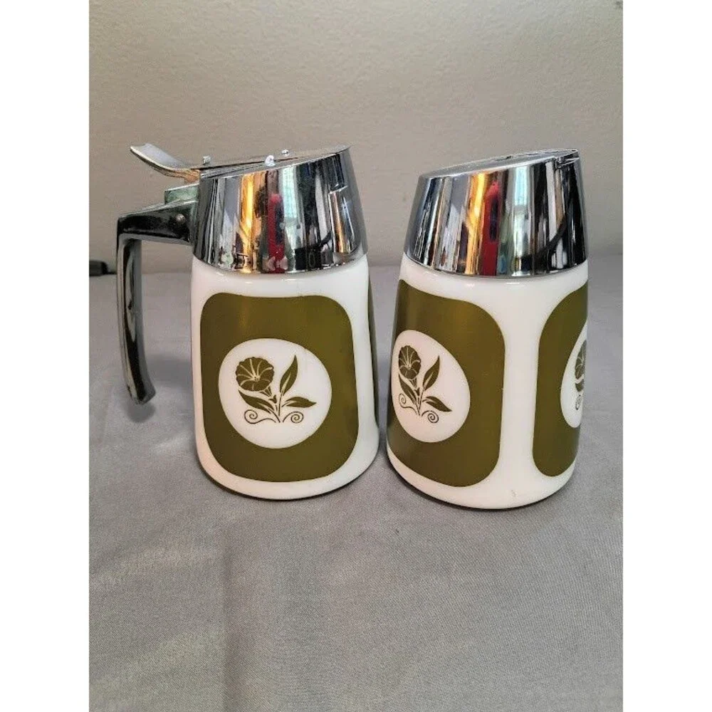 Vintage Starline Morning Glory Sugar & Creamer Set